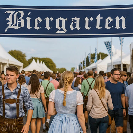 Biergarten spandoek - 180 x 40 cm