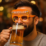 Partybril - Bierteller - oranje