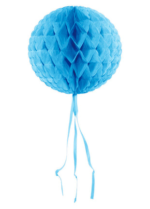 Wabenball - 30 cm - blau