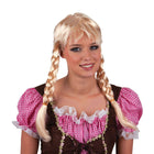 Blonde wig with braids