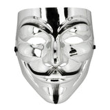 Boland gezichtsmasker Protest - zilver