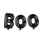 Halloween - Folieballon BOO - 40 cm - zwart