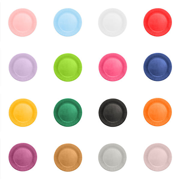 Papieren bordjes FSC - 8 stuks - 23 cm