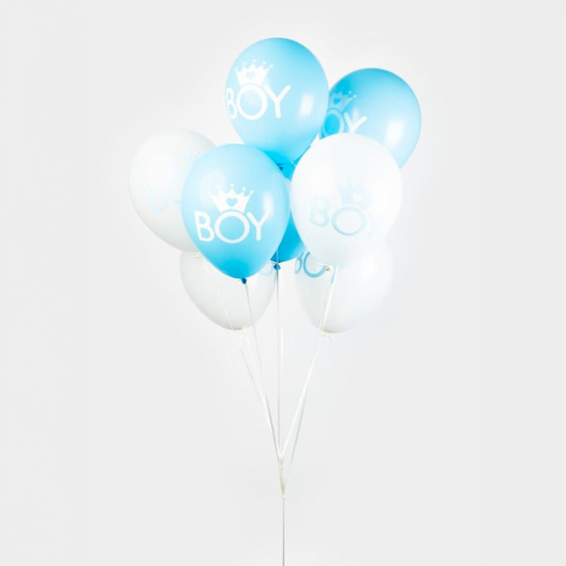 Baby boy Ballonnen - 8 stuks - 30 cm