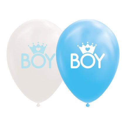Baby boy Ballonnen - 8 stuks - 30 cm