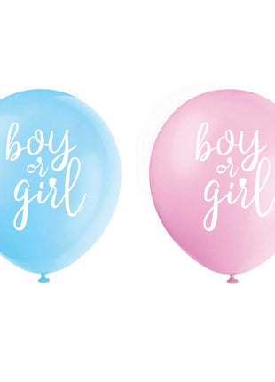 Balloons - 8 pieces - 30 cm - Boy or Girl