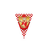 Vlaggenlijn / slinger Brabants Fisje - 10 meter vlaggetjes