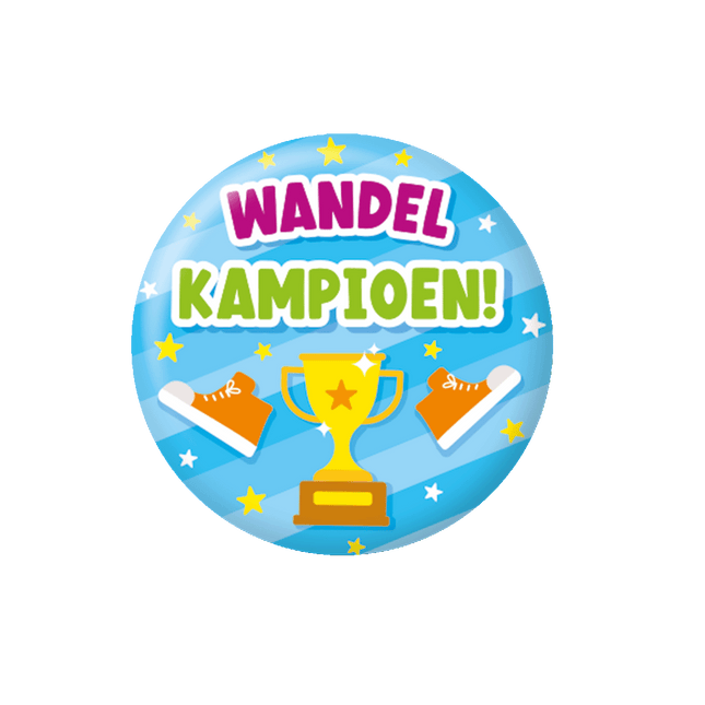 Button Wandelkampioen