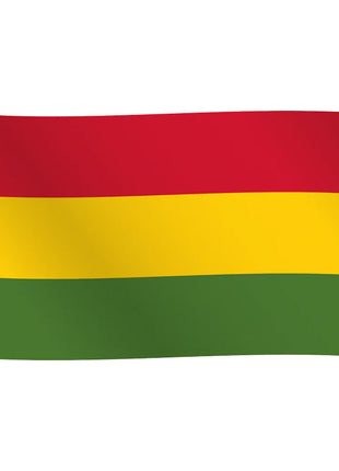 Carnival Flag - 150 x 90 cm - red / yellow / green