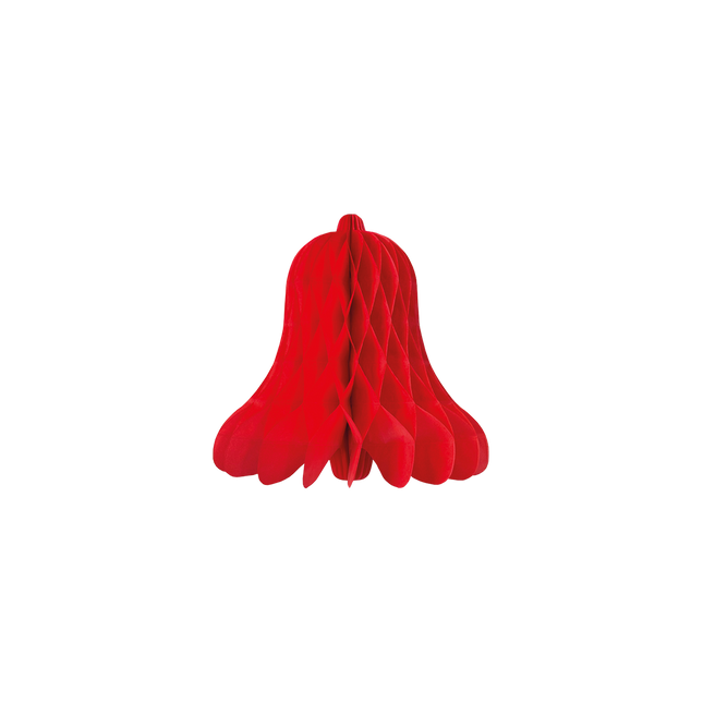 Kerstklok 30 cm - rood