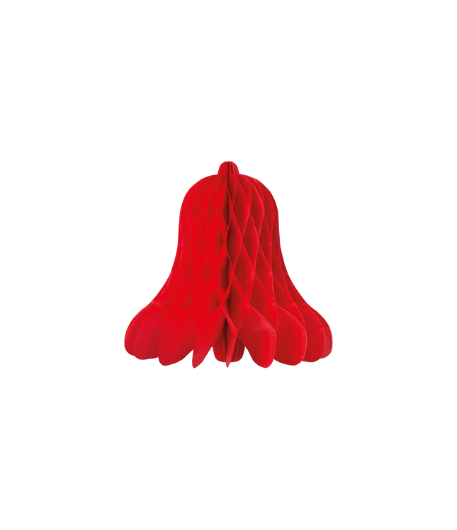 Kerstklok 30 cm - rood