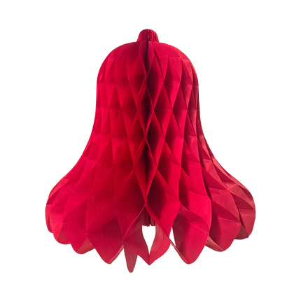Kerstklok 50 cm - rood