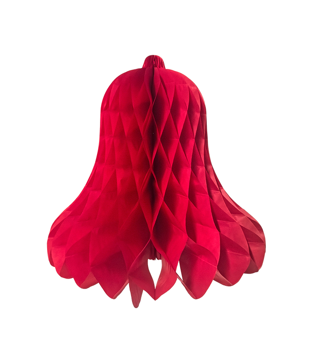 Kerstklok 50 cm - rood