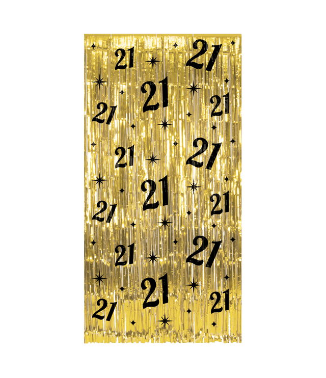 21 jaar Foliegordijn - 200 x 100 cm - Classy