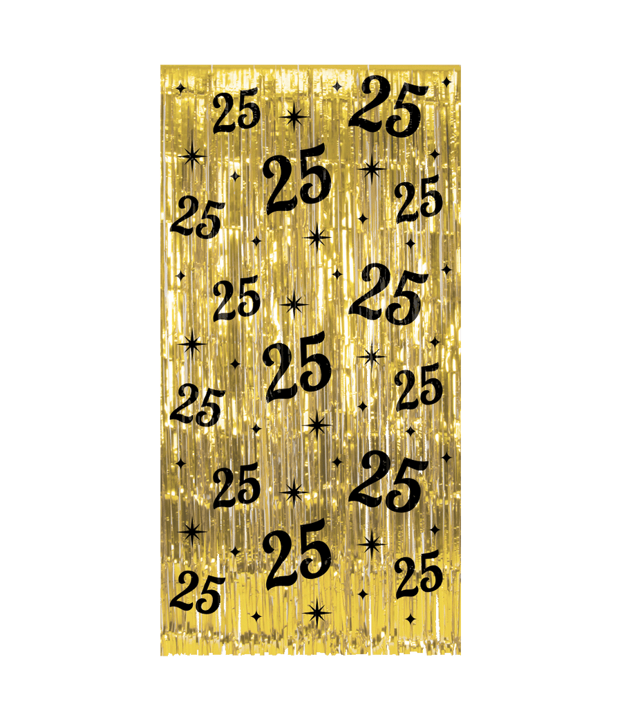 25 jaar Foliegordijn - 200 x 100 cm - Classy