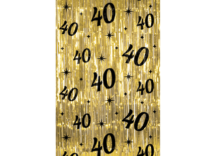 Foliegordijn - 200 x 100 cm - 40 jaar - Classy