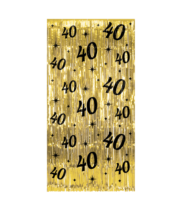 40 jaar Foliegordijn - 200 x 100 cm - Classy