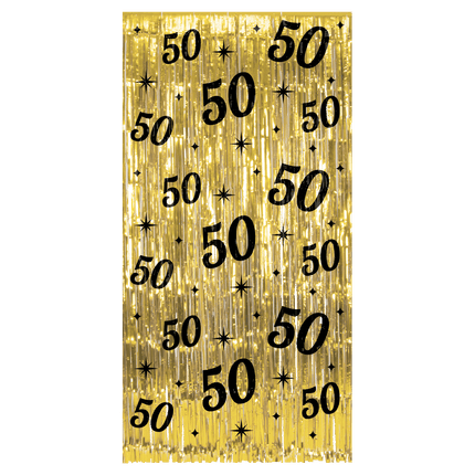 Foliegordijn - 200 x 100 cm - 50 jaar - Classy