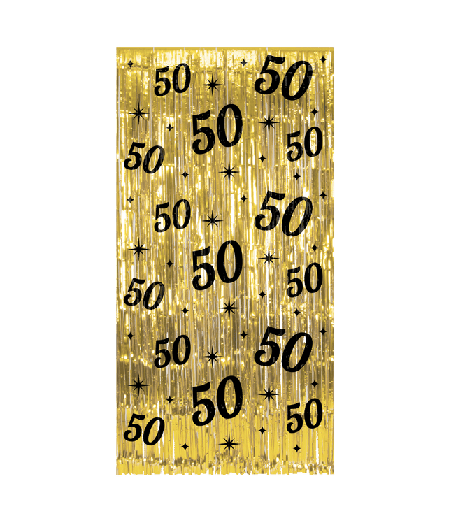 50 jaar Foliegordijn - 200 x 100 cm - Classy