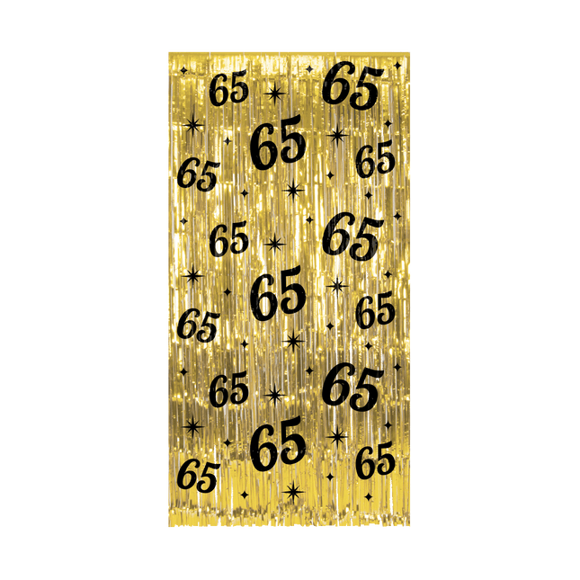 65 jaar Foliegordijn - 200 x 100 cm - Classy