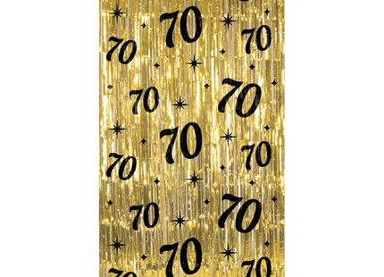 Foliegordijn - 200 x 100 cm - 70 jaar - Classy