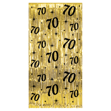 Foliegordijn - 200 x 100 cm - 70 jaar - Classy