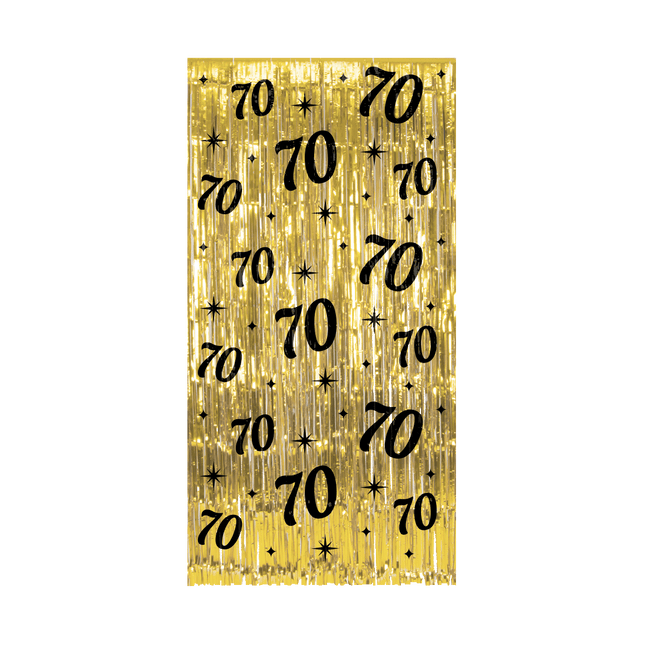 70 jaar Foliegordijn - 200 x 100 cm - Classy