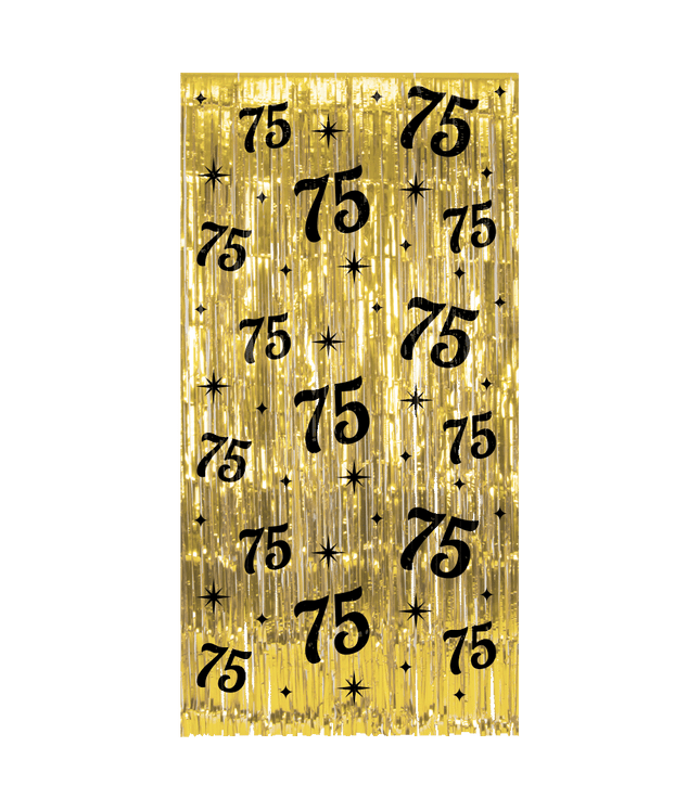 75 jaar Foliegordijn - 200 x 100 cm - Classy