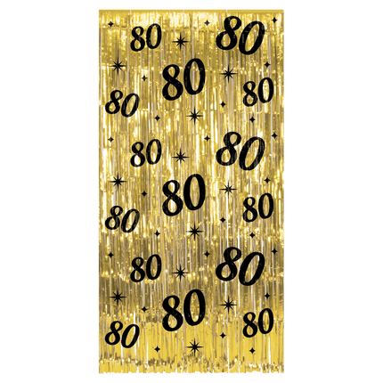 Foliegordijn - 200 x 100 cm - 80 jaar - Classy