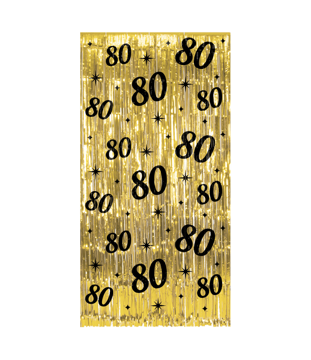 80 jaar Foliegordijn - 200 x 100 cm - Classy