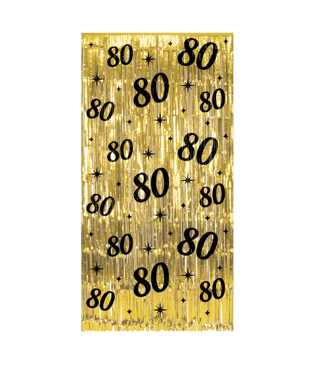 80 jaar Foliegordijn - 200 x 100 cm - Classy