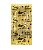 Foliegordijn - 200 x 100 cm - Happy Birthday - Classy