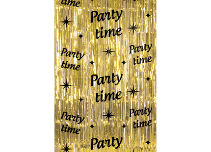 Party time foliegordijn - 200 x 100 cm - Classy