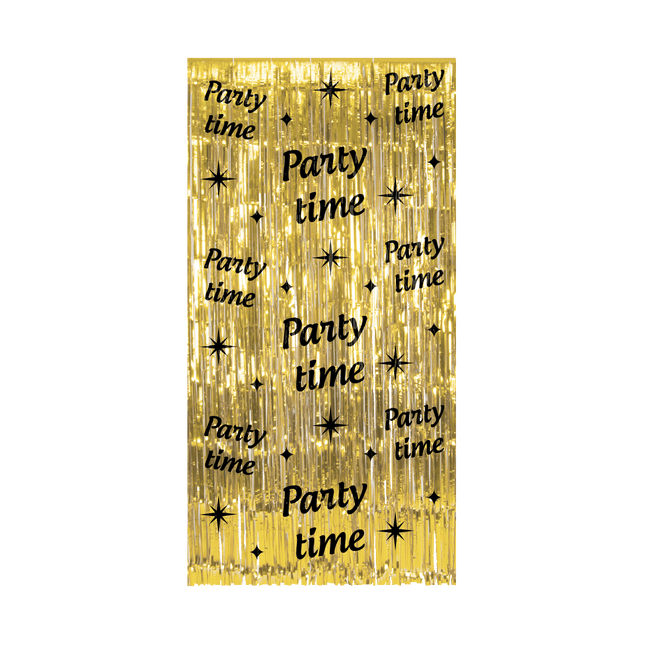Party time foliegordijn - 200 x 100 cm - Classy