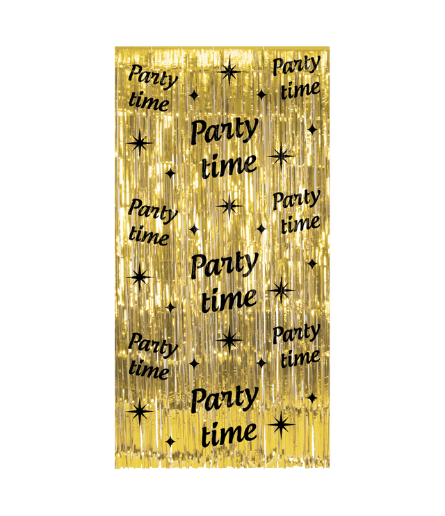 Party time foliegordijn - 200 x 100 cm - Classy