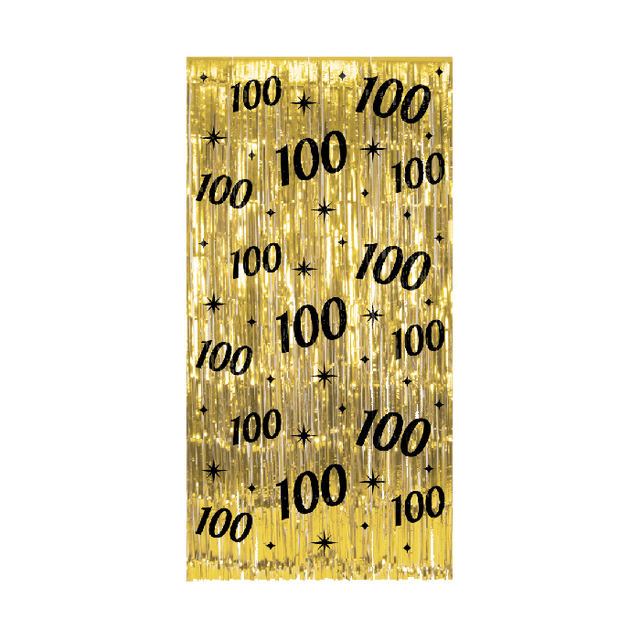 Foliegordijn - 200 x 100 cm - 100 jaar - Classy