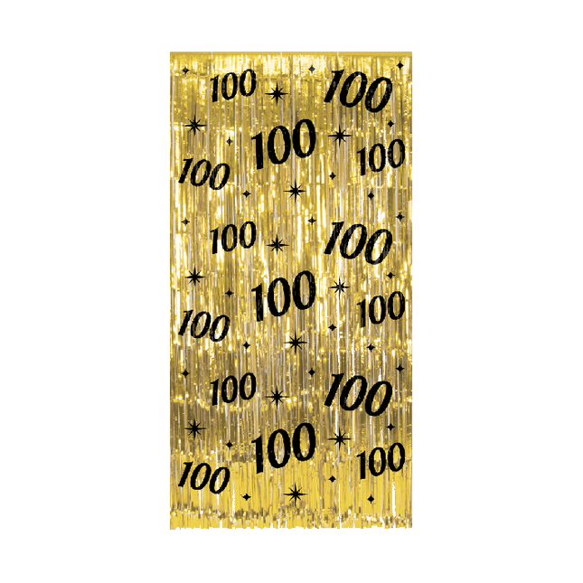 Foliegordijn - 200 x 100 cm - 100 jaar - Classy