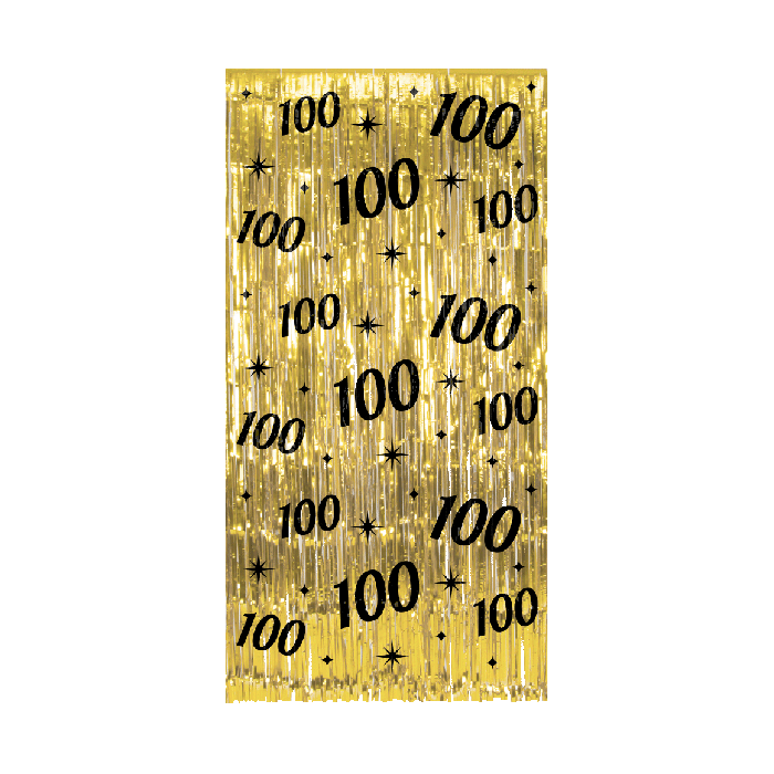 Foliegordijn - 200 x 100 cm - 100 jaar - Classy