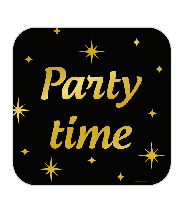 Party time Huldeschild - 50 x 50 cm - Classy
