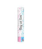Confetti shooter - 40 cm - gender reveal boy