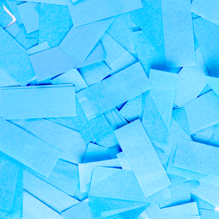 Confetti shooter - 40 cm - gender reveal boy