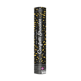 Confetti shooter - 40 cm - zwart goud