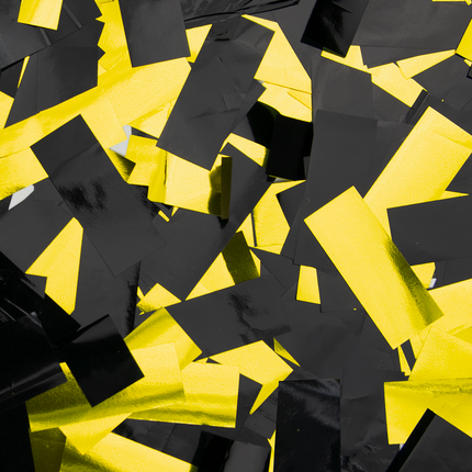 Confetti shooter - 40 cm - zwart goud