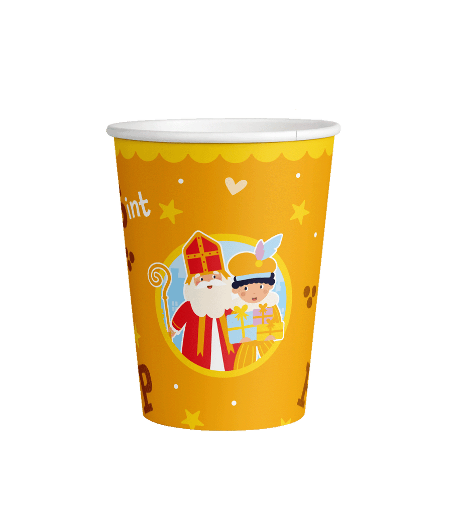 Sinterklaas bekers - 8 stuks