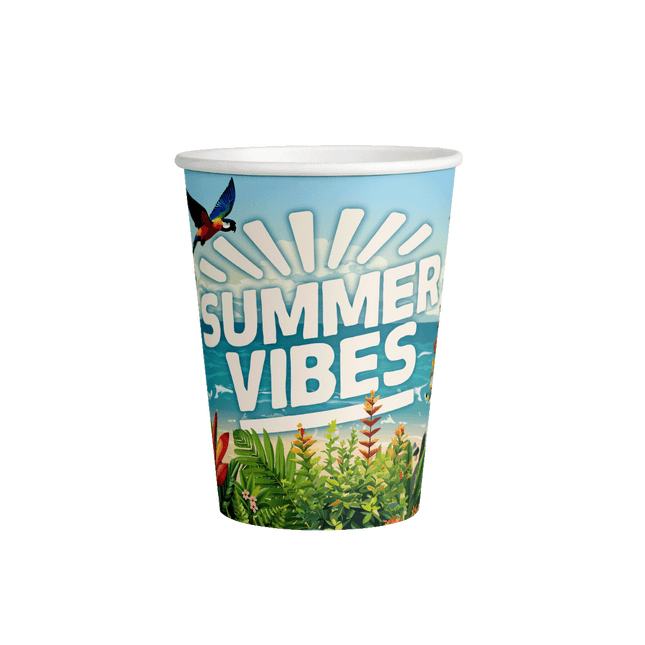 Summer Vibes bekers - 8 stuks
