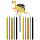 Dino Candles - 11 pieces - 10 cm - ROAR