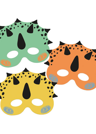 Dino Masks - Pack of 6 - ROAR