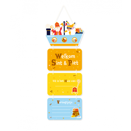 Sinterklaas deur decoratie