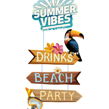 Summer Vibes deurhanger