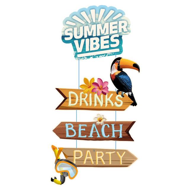 Summer Vibes deurhanger